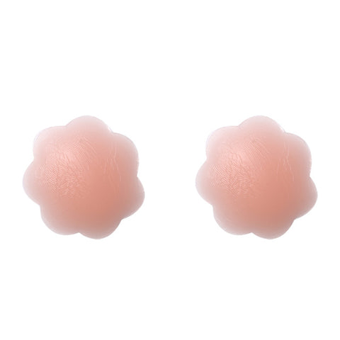 1Pair Cool Reusable Self-Adhesive Silicone Breast Nipple Cover Bra Pasties Pad Natural Color One Size Nipple Stickers lingerie