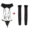 Rose Pattern Fashion Lace  Ladies  Womens Top Thigh-Highs Stockings  within Temptation Suspender Garter Belt Transparent  Socks