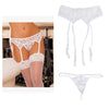 Rose Pattern Fashion Lace  Ladies  Womens Top Thigh-Highs Stockings  within Temptation Suspender Garter Belt Transparent  Socks