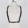 CEA.HARNESS Popular Stud Punk Goth Leather Harness Body Bondage Belt Cage Sculpting Leather Waist Belt Chest Belts Slim Body